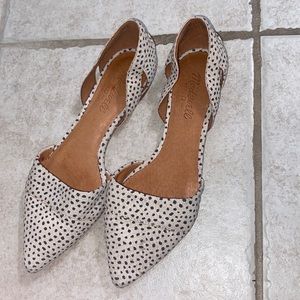 MADEWELL D'Orsay White Flats | 6.5